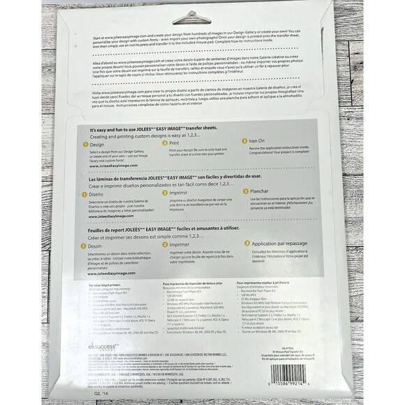 jolee's Boutique Transfer Kit Personalized Mouse Pad Kit Inkjet Printer Wilton - Picture 3 of 5